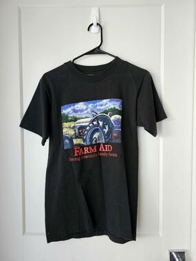 Vintage - Farm AID with White Brand Tag